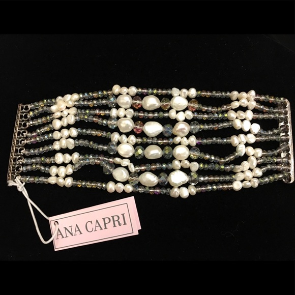 Freshwater Pearl Natural Stone Bracelet - Picture 3 of 4